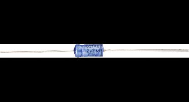 Vishay 2222 021 38108 Elektrolytische condensator Axiaal bedraad 1 µF 63 V 20 % (Ø x l) 4.5 mm x 10 mm 1 stuk(s)