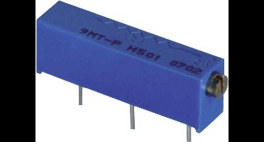 Weltron 001045026144 WEL3006-1-501-LF Spindeltrimmer 22-slagen Lineair 0.5 W 500 Ω 7920 ° 1 stuk(s)