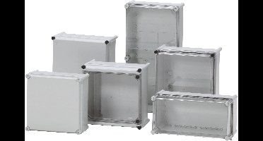 Fibox ABS 3819 13 G Installatiebehuizing 378 x 188 x 130 ABS, Polyamide Grijs-wit (RAL 7035) 1 stuk(s)