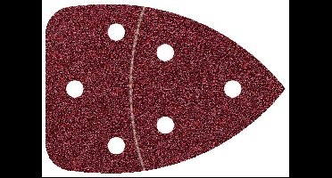 Wolfcraft 3137000 Multi-schuurpapier Met klittenband, Geperforeerd Korrelgrootte (num) 80 (l x b) 139 mm x 98 mm 6 stuk(s)