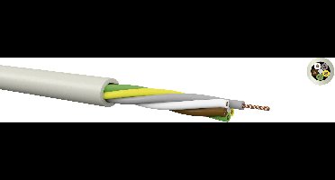 Kabeltronik LiYY Stuurstroomkabel 4 x 0.25 mm² Grijs 10402500 per meter