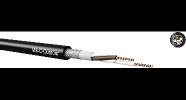 Kabeltronik 48M202509-1 Microfoonkabel 2 x 0.25 mm² Zwart per meter