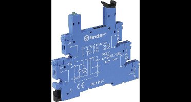 Finder 93.01.0.024 Relaissocket Met houderbeugel, Met LED, Met EMC-ontstoringsschakeling Geschikt voor serie: Finder serie 34 Finder 34.51.7.024.0010, Finder