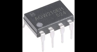 Panasonic AQW212EH PhotoMOS-Relais 1 stuk(s) 2x NO 60 V/DC, 60 V/AC 500 mA Aantal polen: 8