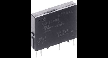 Panasonic Halfgeleiderrelais AQG22224 2 A Schakelspanning (max.): 264 V/AC Direct schakelend 1 stuk(s)