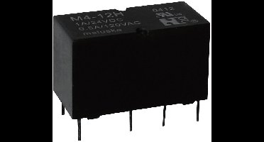 M4-24H Printrelais 24 V/DC 1 A 2x wisselcontact 1 stuk(s)