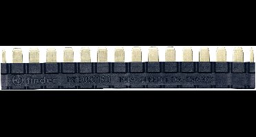 Finder 093.16.0 250 V/AC Aantal polen: 16 Zwart 1 stuk(s)
