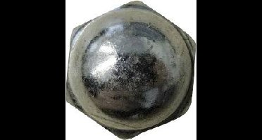 TOOLCRAFT M3 D1587-STAHL:A2K 194786 Zeskant dopmoeren M3 DIN 1587 Staal Verzinkt 10 stuk(s)