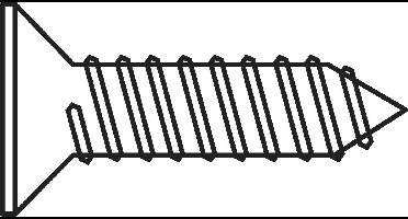 TOOLCRAFT 194665 HC2,9*9,5 D7982:A2K Verzonken plaatschroeven 2.9 mm 9.5 mm Kruiskop Phillips DIN 7982 Staal Verzinkt 100 stuk(s)