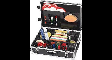 Franken Trainer Presentatiekoffer Aluminium Aantal onderdelen: 3000 54 cm x 18 cm x 36 cm Zwart, Zilver