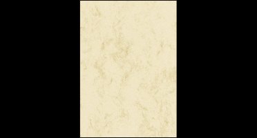 Sigel DP181 Motiefpapier Marmor DIN A4 90 g/m² Beige 25 vellen