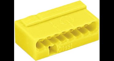 WAGO 243-508 Lasklem Flexibel: 0.6- Massief: -0.8 mm² Aantal polen: 8 1 stuk(s) Geel