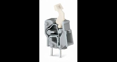 WAGO 257-451 Veerkrachtklemblok 2.50 mm² Aantal polen 1 Grijs 500 stuk(s)