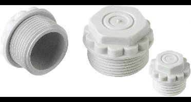 LAPP 52020513 SKINDICHT® M16 Met doordringbaar membraan M16 Polystereen (EPS) Grijs-wit (RAL 7035) 1 stuk(s)