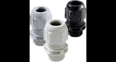 Wiska 10066120 Wartel M12 Polyamide Zwart 1 stuk(s)