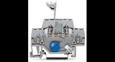 WAGO 280-502/281-611 Aderklem 5 mm Spanveer Toewijzing: L Grijs 50 stuk(s)