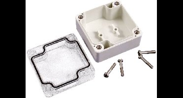 Hammond Electronics 1554J2GYCL Universele behuizing 160 x 90 x 60 ABS Grijs-wit (RAL 7035) 1 stuk(s)