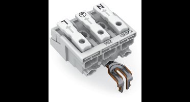 WAGO 294-4213 294-4213 Netaansluitingsklem Flexibel: - Massief: 0.5-1.5 mm² Aantal polen: 3 500 stuk(s) Wit