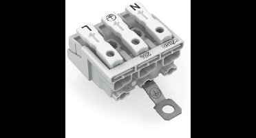 WAGO 294-4413 294-4413 Netaansluitingsklem Flexibel: - Massief: 0.5-1.5 mm² Aantal polen: 3 500 stuk(s) Wit