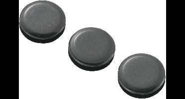 TRU COMPONENTS TC-GMCQR-1410203 Kabeldoorvoering Gesloten Klem-Ø (max.) 10.5 mm Plaatdikte (max.) 3.4 mm PVC Zwart 100 stuk(s)