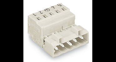 WAGO 721-610 Male header (standaard) 2060 Totaal aantal polen: 10 Rastermaat: 5 mm Inhoud: 50 stuk(s)