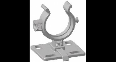 HellermannTyton 161-64010 HWClip30-HIRHS-BK-50 Houder voor beschermslang Zwart 1 stuk(s)