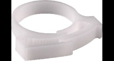 HellermannTyton SNP12(E)-POM-NA-D1 Bevestigingsklem 191-10129 Bundel-Ø (bereik) 16.80 tot 18.40 mm Zelfsluitend, Hersluitbaar Natuur 1 stuk(s)