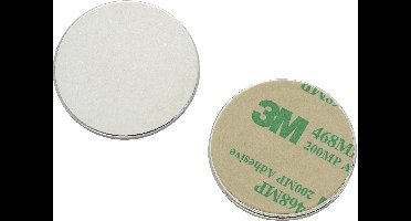 TRU COMPONENTS N35-3502 1563949 Magneetpad N35-3502 Zilver (Ø) 35 mm 1 stuk(s)