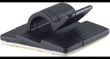 PB Fastener 5431-SW Kabelclip Zelfklevend 5431-SW Bundel-Ø (bereik) 5 mm (max) Zwart 1 stuk(s)