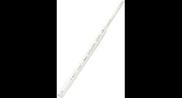 TRU COMPONENTS 1566759 Krimpkous zonder lijm Wit 6 mm 3 mm Krimpverhouding:2:1 10 m