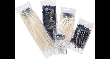 ABB TY5234MX TY5234MX Kabelbinder 356 mm 2.40 mm Zwart Met metalen tong 100 stuk(s)