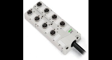 WAGO WAGO GmbH & Co. KG 757-284/000-010 Passieve sensor/actorbox M12-verdeler met metalen schroefdraad 1 stuk(s)