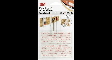 3M DL-HT Klittenband Om vast te plakken Paddenstoel (l x b) 100 mm x 19 mm Transparant 4 stuk(s)