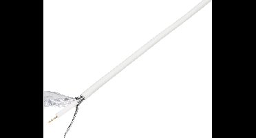 TRU COMPONENTS 1570973 Coaxkabel Buitendiameter: 6.60 mm RG6 /U 75 Ω 120 dB Wit 10 m