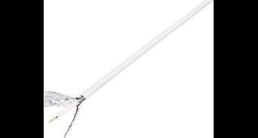 TRU COMPONENTS 1570290 Coaxkabel Buitendiameter: 6.60 mm RG6 /U 75 Ω 120 dB Wit 25 m