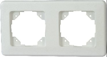 Kopp 303213084 Frame 2-voudig Europa Arctisch-wit, Mat 1 stuk(s)