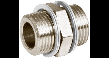 IMI NORGREN Rechte koppeling 160201818 Schroefdraad (buiten): 1/8, 1/8 1 stuk(s)