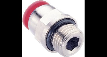 IMI NORGREN Rechte koppeling C02250618 Schroefdraad (buiten): 1/8 Buis-Ø: 6 mm 1 stuk(s)