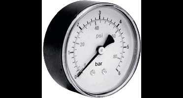 ICH Manometer 306.63.10 Aansluiting (manometer): Achterkant 0 tot 10 bar Schroefdraad (buiten) 1/4 1 stuk(s)