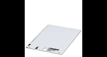 Phoenix Contact 0800463 US-EML (17,5X8) YE Apparaatmarkering Montagemethode: Plakken Markeringsvlak: 17 x 8 mm Geel Aantal markeringen: 800 10 stuk(s)