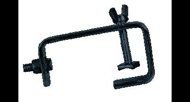 Eurolite Strahler-/Scheinwerferhalterung Schwarz Haak Geschikt voor: Traverse (l x b x h) 135 x 75 x 30 mm