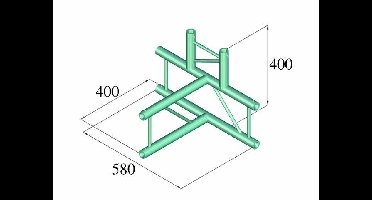 Alutruss DQ2-PAT42V T-Stuk