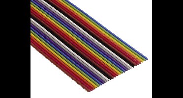 3M 3302/10 100 SF Lintkabel Rastermaat: 1.27 mm 10 x 0.08 mm² Bont per meter