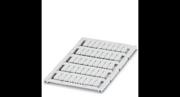 Phoenix Contact 0828571 UCT-WMS 4,7 (12X5,5) Adermarkering Montagemethode: Rijgen Markeringsvlak: 12 x 5.50 mm Wit Aantal markeringen: 270 6 stuk(s)