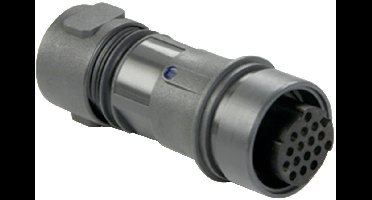 Bulgin PXP6011/03P/ST Ronde connector Stekker, recht Totaal aantal polen: 3 Serie (ronde connectoren): PXP 1 stuk(s)