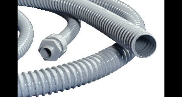 HellermannTyton 166-40003 PSR20 Beschermslang (ribbelslang) Grijs 16 mm per meter