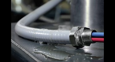 HellermannTyton 166-40304 PSRSC25 Beschermslang (ribbelslang) Grijs 21 mm per meter