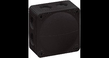 Wiska Combi 308/leer/S Aftakkast (l x b x h) 85 x 85 x 51 mm Zwart IP66 1 stuk(s)