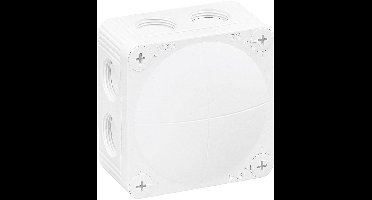 Wiska Combi 308/leer/W Aftakkast (l x b x h) 85 x 85 x 51 mm Wit IP66 1 stuk(s)