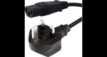 HAWA 1008245 Apparaat (koud) Aansluitkabel Zwart 2.00 m